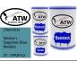 Preview: Chevrolet, Medium Sapphire Blue Metallic, 27 / WA8742: 500ml Lackdose + 500ml Klarlack + 250ml Härter - Set, von ATW Autoteile West.